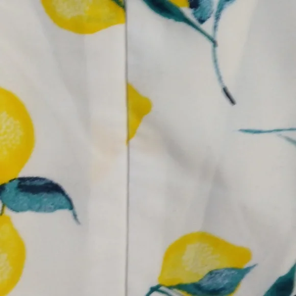 Banana Republic White Dress with Lemon Print - Picture 4 of 5